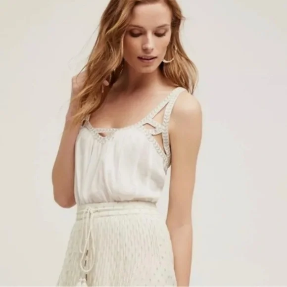 Anthropologie - Vanessa Virginia, cutwork gauze tank - Picture 12 of 14